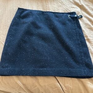 Banana Republic Black Mini Skirt with color specs